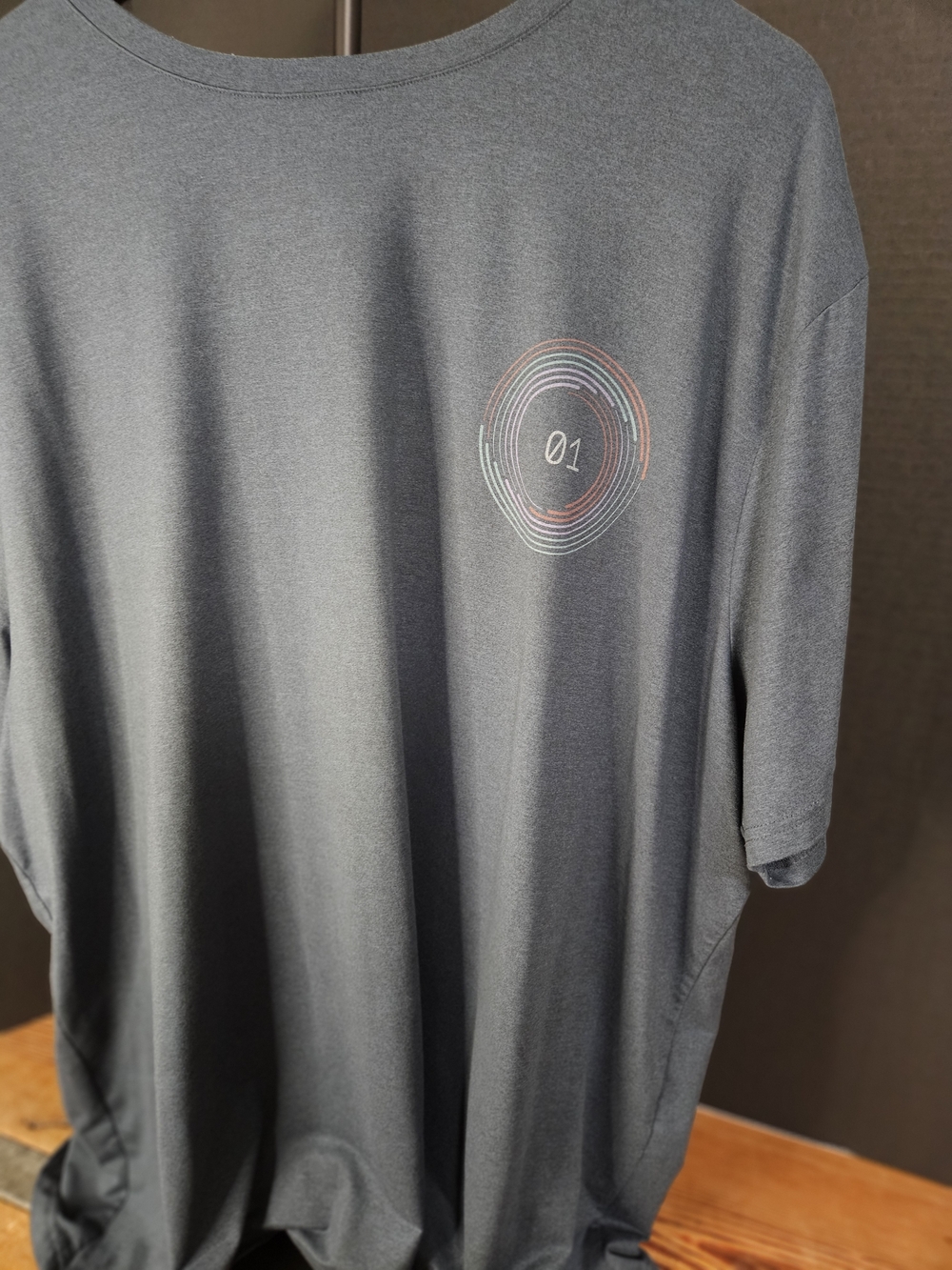 Men's Green Graphic Crewneck Shirt